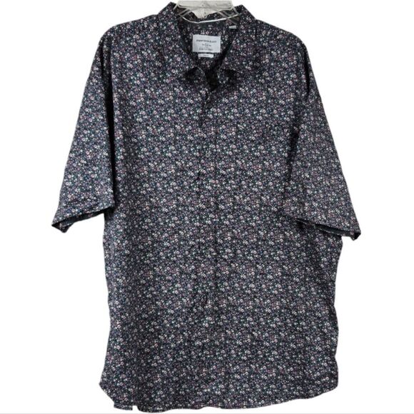 Paper Denim & Cloth 3X Classic Fit Button-Up Shirt Floral Short Sleeve Men’s - Picture 11 of 11